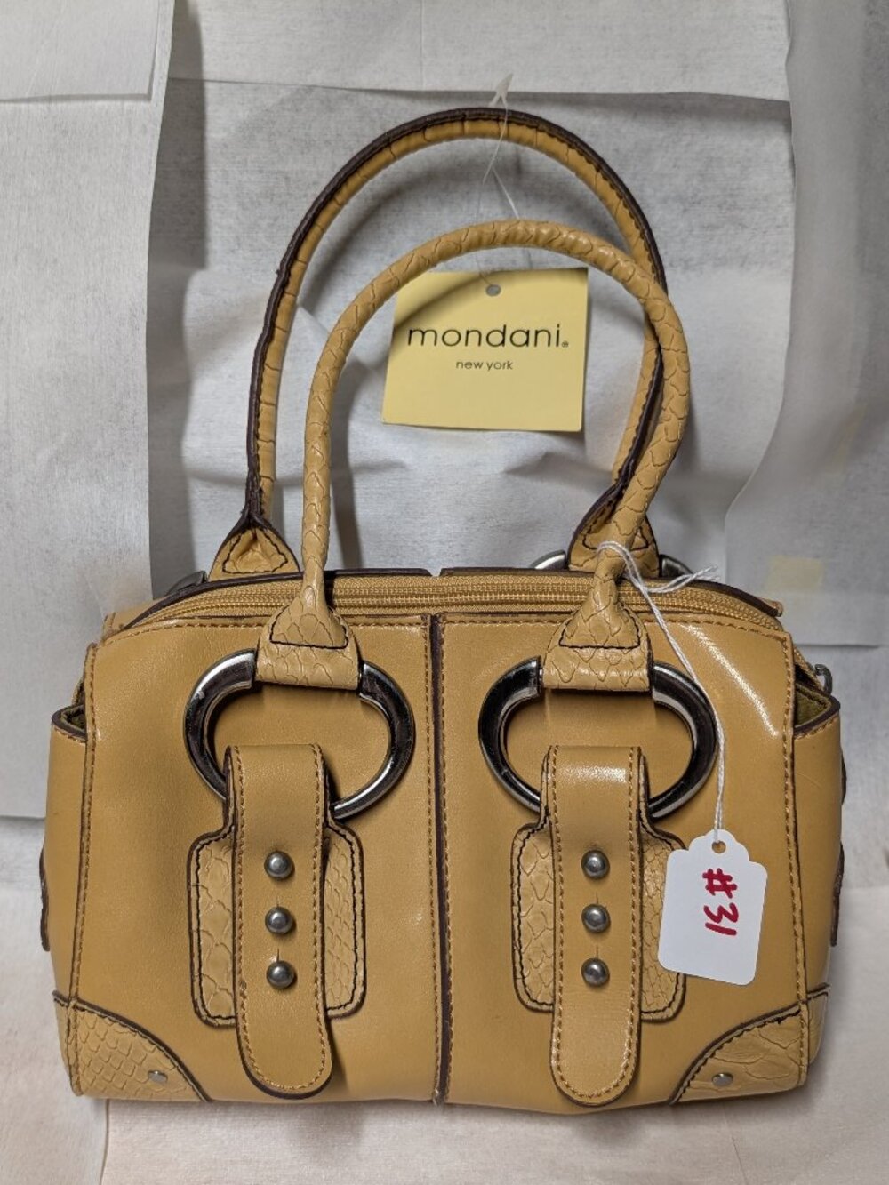NWT Mondani New York tan Handbag